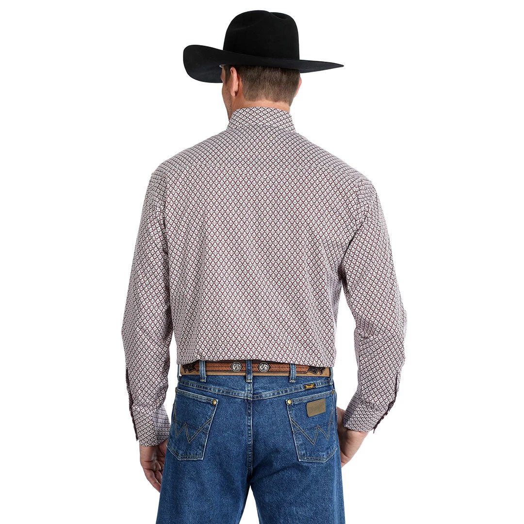 Wrangler Men's George Strait Troubadour Floral Print Shirt 4 Wrangler Men's George Strait Troubadour Floral Print Shirt - Image 2