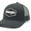 WRANGLER MEN'S DARK GREY/WHITE LOGO HAT -Wrangler Store 2587470 1 95136.1683217108