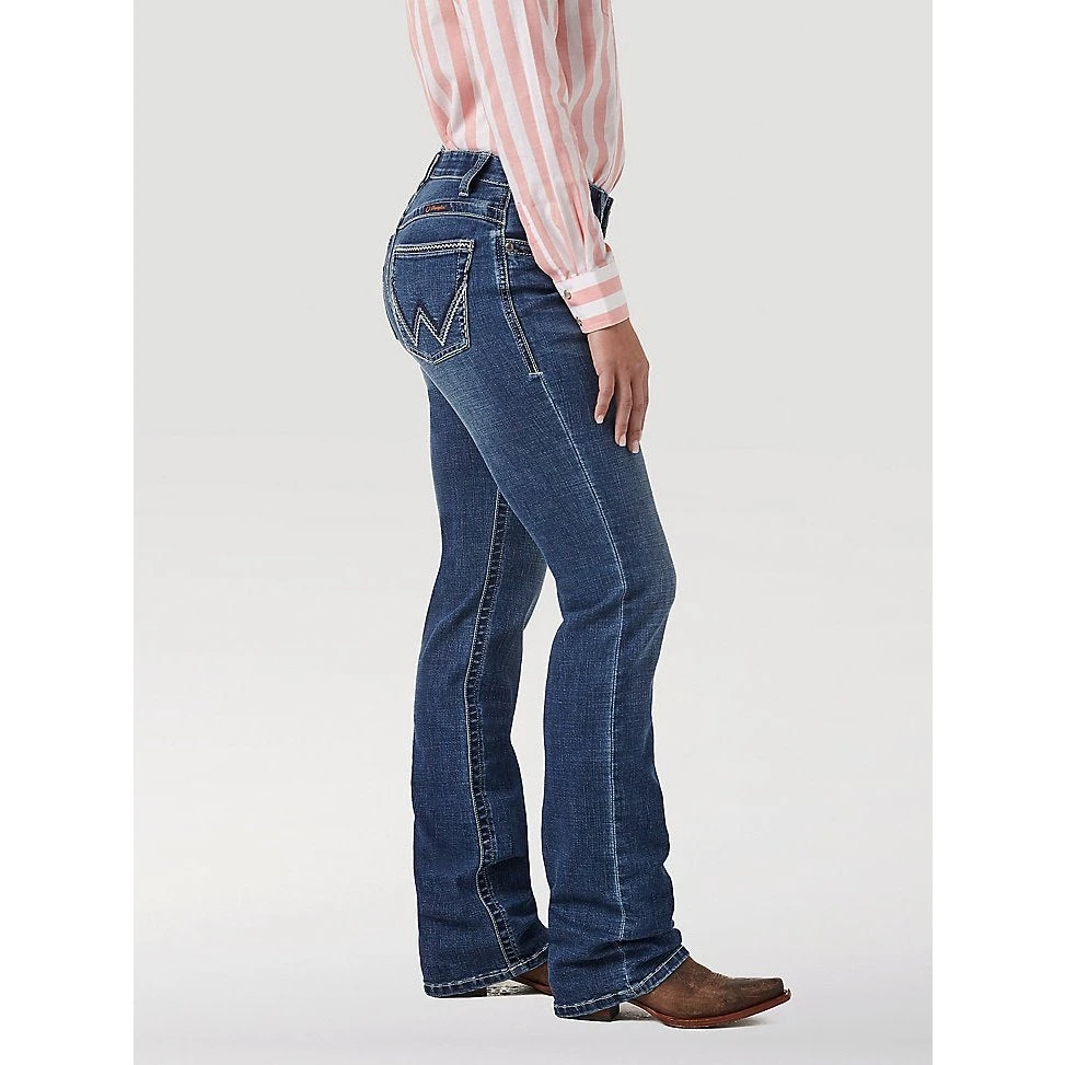 WRANGLER WOMENS WILLOW JEANS - WRW60DS - DAVIS 4 WRANGLER WOMENS WILLOW JEANS - WRW60DS - DAVIS - Image 2