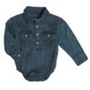 Wrangler Baby All Around Baby Denim Onesie 1 Wrangler Baby All Around Baby Denim Onesie -Wrangler Store 626475bb58f6ee96902da35973bc6243