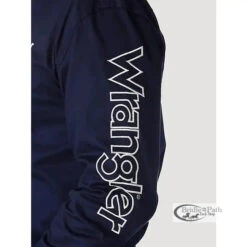 WRANGLER MENS LOGO BUTTON DOWN SHIRT - NAVY 9 WRANGLER MENS LOGO BUTTON DOWN SHIRT - NAVY -Wrangler Store 77ace812e22069bc4670851de371a875
