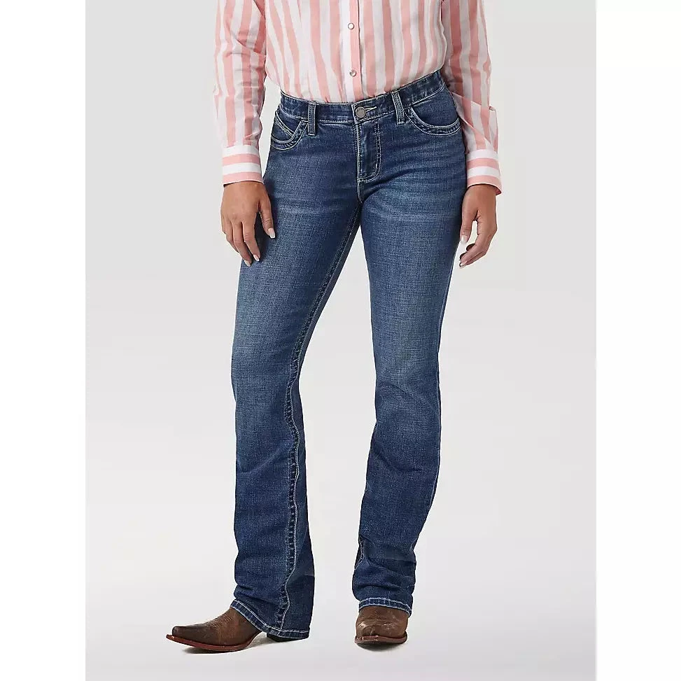 WRANGLER WOMENS WILLOW JEANS - WRW60DS - DAVIS 3 WRANGLER WOMENS WILLOW JEANS - WRW60DS - DAVIS