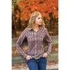 Wrangler - Ladies Long Sleeve Plaid Shirt - Multi