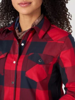 Wrangler ATG Womens Western Plaid Flannel -Wrangler Store P2413635 03 47204.1630617910