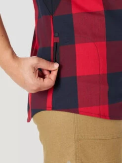 Wrangler ATG Womens Western Plaid Flannel -Wrangler Store P2413635 04 51457.1630617911