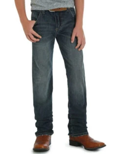 Wrangler Boys Retro Slim Straight Jeans - 88JWZJM 5 Wrangler Boys Retro Slim Straight Jeans - 88JWZJM -Wrangler Store P2517180 2 63142.1678205960