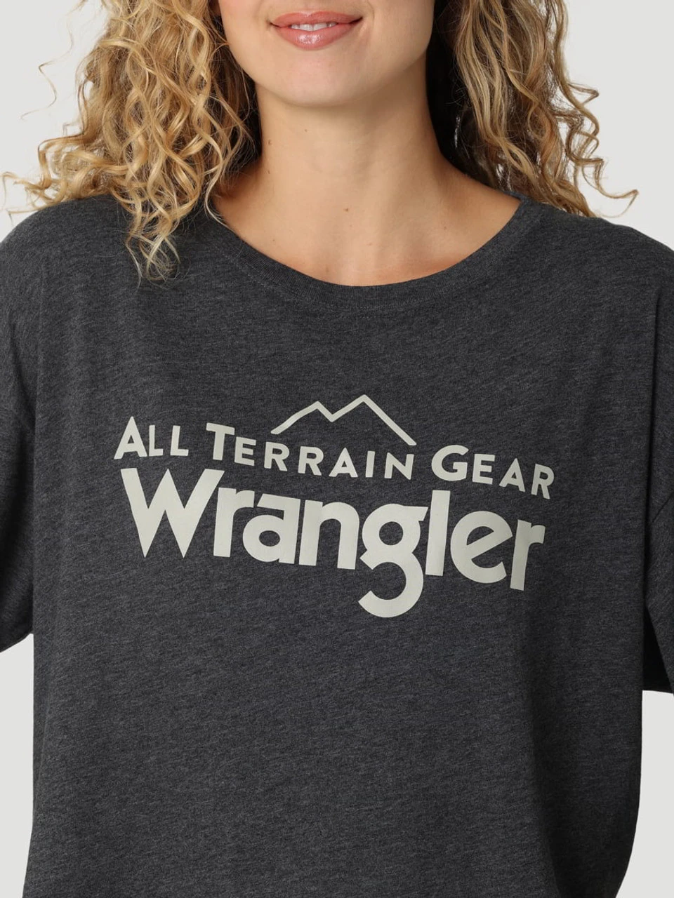 Wrangler ATG Womens Caviar Relaxed Fit Logo Crop Long Sleeve Tee 4 Wrangler ATG Womens Caviar Relaxed Fit Logo Crop Long Sleeve Tee - Image 2