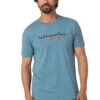 Wrangler Mens Blue Logo Short Sleeve Tee -Wrangler Store P2735695 3 72954.1697129864
