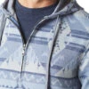 Wrangler Mens Aztec Blue 1/4 Zip Pullover Hoodie -Wrangler Store P2736620 2 92652.1697129855