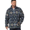 Wrangler Mens China Blue Sherpa Quarter Zip -Wrangler Store P2736645 4 28941.1697129859