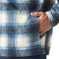 Wrangler Mens Blue Flannel Shirt Jacket 9 Wrangler Mens Blue Flannel Shirt Jacket -Wrangler Store P2736720 3 23616.1692033648