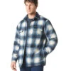 Wrangler Mens Blue Flannel Shirt Jacket -Wrangler Store P2736720 4 41104.1697129862