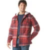 Wrangler Mens Garnet Hooded Flannel Shirt Jacket 2 Wrangler Mens Garnet Hooded Flannel Shirt Jacket -Wrangler Store P2736735 4 49774.1697129862