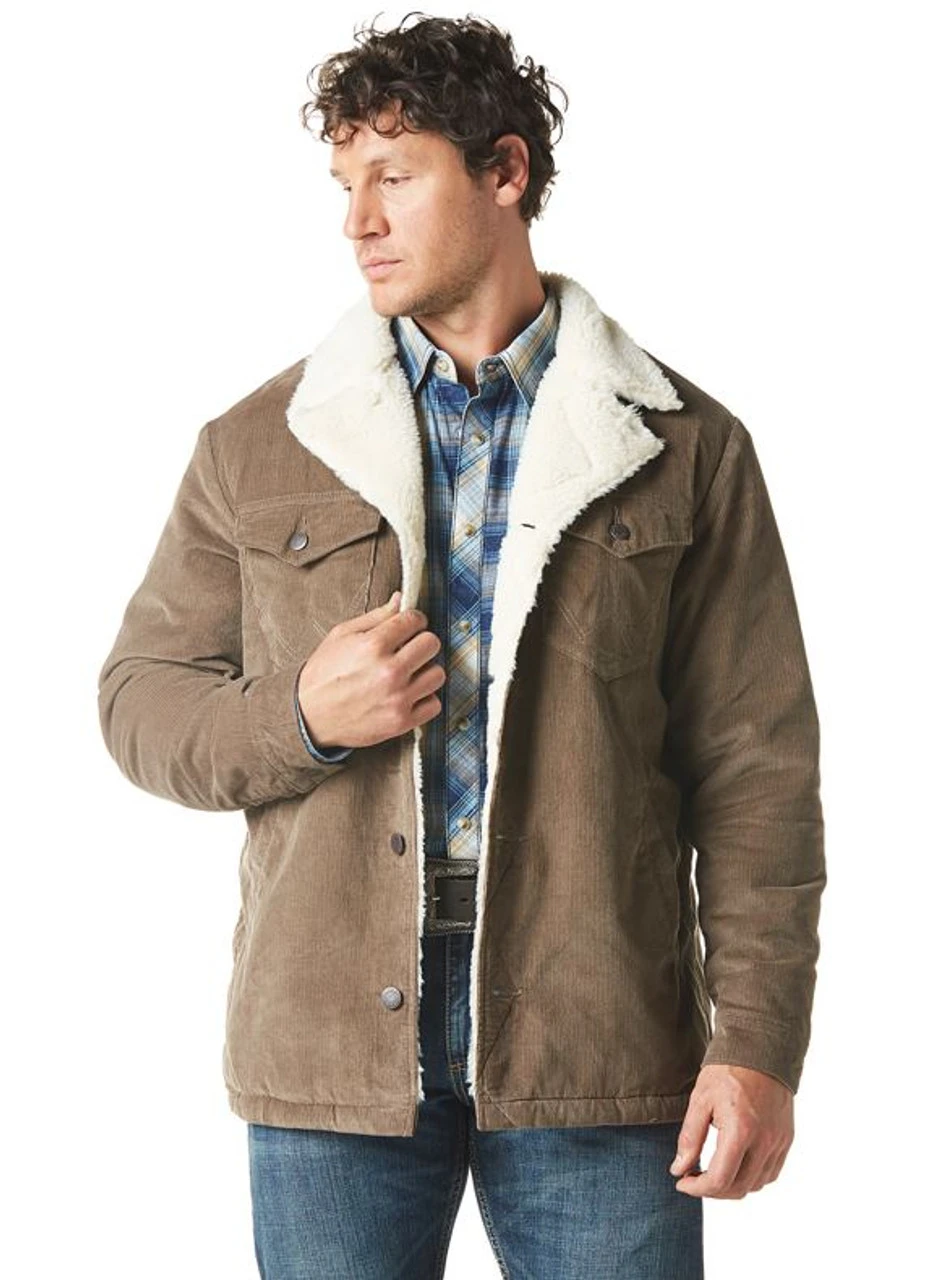 Wrangler Mens Chocolate Chip Corduroy Wrange Jacket 3 Wrangler Mens Chocolate Chip Corduroy Wrange Jacket