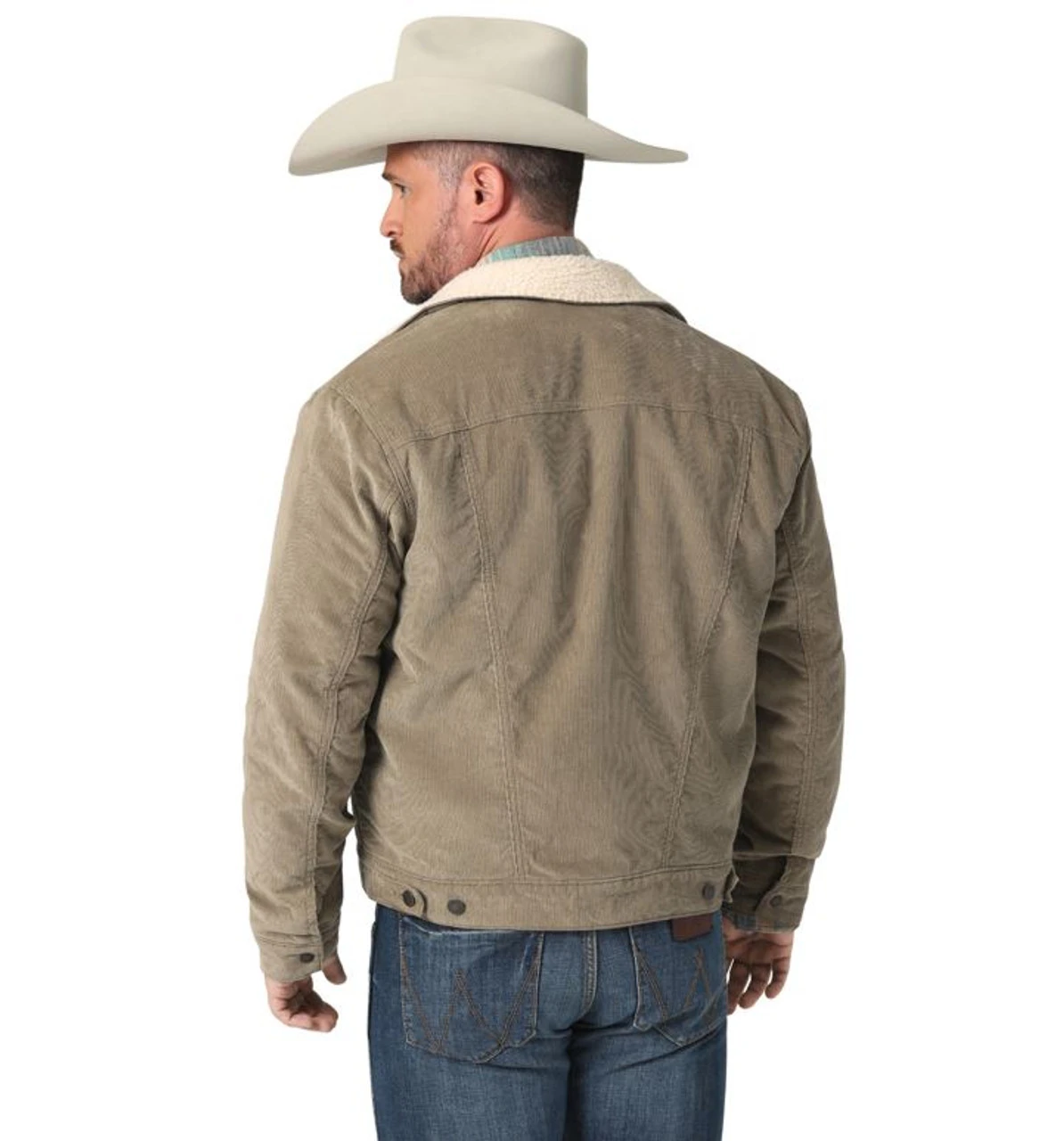 Wrangler Mens Nomad Corduroy Sherpa Lined Jacket 4 Wrangler Mens Nomad Corduroy Sherpa Lined Jacket - Image 2