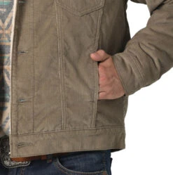 Wrangler Mens Nomad Corduroy Sherpa Lined Jacket 8 Wrangler Mens Nomad Corduroy Sherpa Lined Jacket -Wrangler Store P2736875 2 11366.1692033586