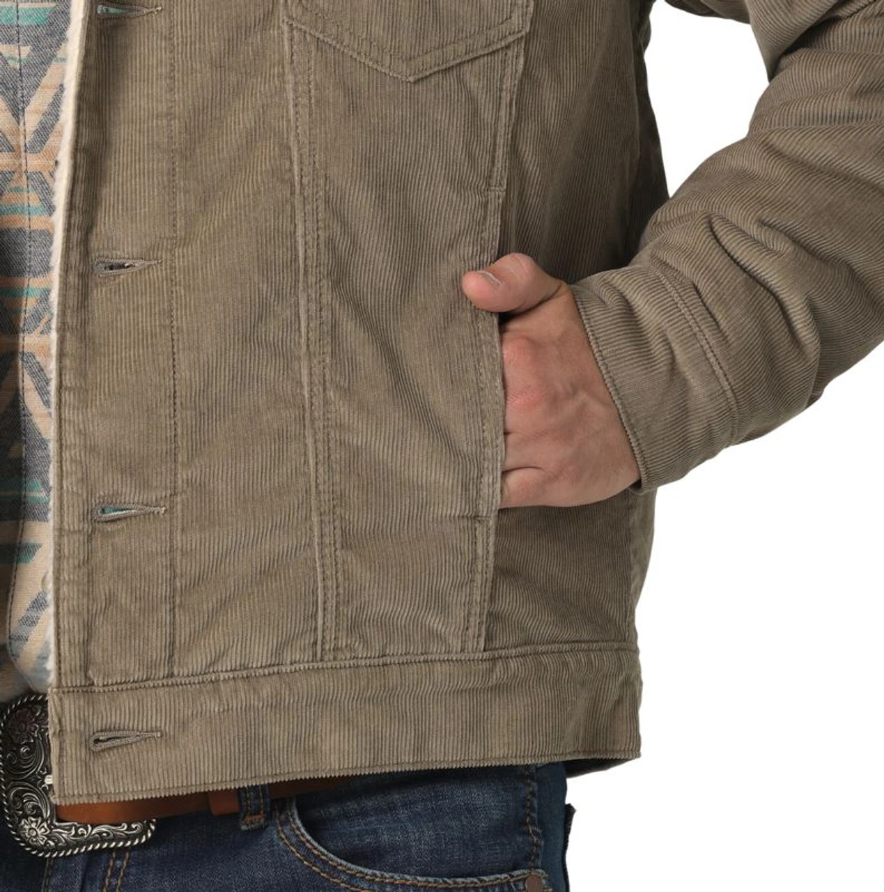 Wrangler Mens Nomad Corduroy Sherpa Lined Jacket 5 Wrangler Mens Nomad Corduroy Sherpa Lined Jacket - Image 3
