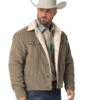 Wrangler Mens Nomad Corduroy Sherpa Lined Jacket -Wrangler Store P2736875 4 27083.1697129863