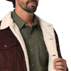 Wrangler Mens Sherpa Lined Corduroy Jacket -Wrangler Store P2736905 2 35848.1692033614