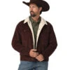 Wrangler Mens Sherpa Lined Corduroy Jacket -Wrangler Store P2736905 4 76532.1697129863