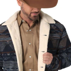 Wrangler Mens Pageant Blue Jacquard Jacket 9 Wrangler Mens Pageant Blue Jacquard Jacket -Wrangler Store P2736925 3 72720.1692034218