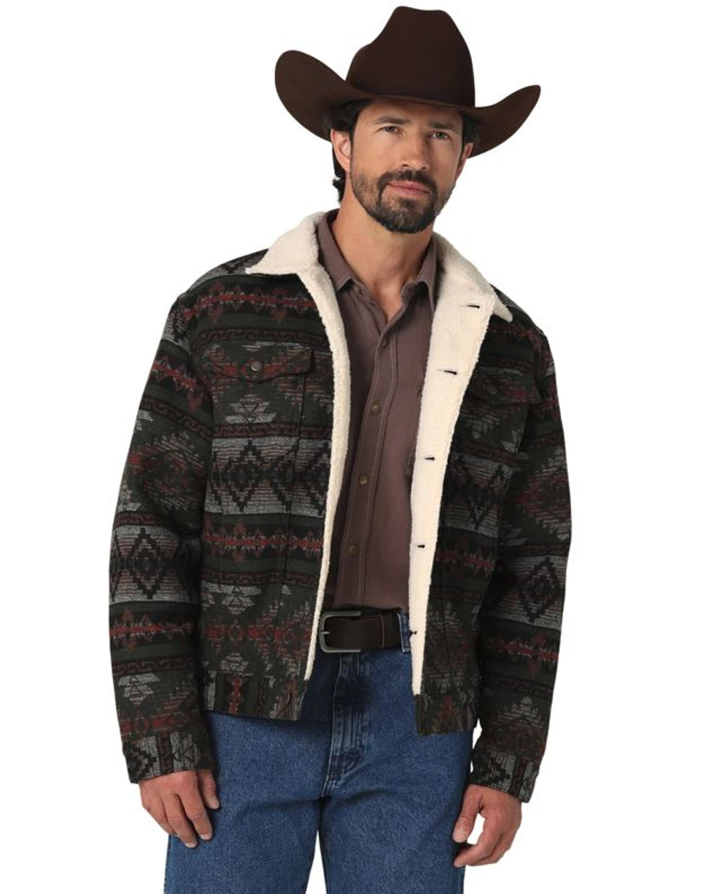 Wrangler Olive Jacquard Jacket 3 Wrangler Olive Jacquard Jacket