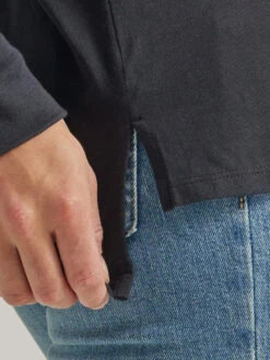 Wrangler Ladies Long Sleeve Relaxed Graphic Black Tee 9 Wrangler Ladies Long Sleeve Relaxed Graphic Black Tee -Wrangler Store P2737730 3 33204.1686773551