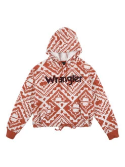 Wrangler Ladies Orange Long Sleeve Hoodie 9 Wrangler Ladies Orange Long Sleeve Hoodie -Wrangler Store P2737835 4 52216.1686687839