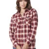 Wrangler Ladies Long Sleeve Flannel -Wrangler Store P2737885 3 81711.1692039067