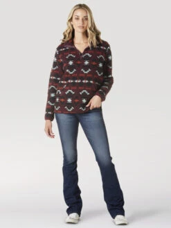 Wrangler Ladies Purple Sherpa Pullover 8 Wrangler Ladies Purple Sherpa Pullover -Wrangler Store P2737910 3 30166.1686687796