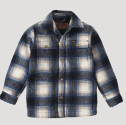 Wrangler Boys Flannel Shirt Jacket