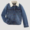 Wrangler Girls Denim Sherpa Jacket 2 Wrangler Girls Denim Sherpa Jacket -Wrangler Store P2738400 1 72484.1697129858