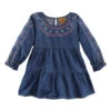 Wrangler Girl's Blue Denim Tunic Top Dress In Blue Denim -Wrangler Store P2739330 1 48348.1683217122