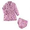 Wrangler Infant Girl's Long Sleeve Snap Dress In Purple 2 Wrangler Infant Girl's Long Sleeve Snap Dress In Purple -Wrangler Store P2739575 1 12040.1683217123