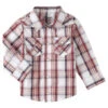 Wrangler Little Boy's Long Sleeve Snap Front Plaid Western Shirt In Red 1 Wrangler Little Boy's Long Sleeve Snap Front Plaid Western Shirt In Red -Wrangler Store P2739770 1 86994.1683217134