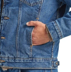 Wrangler Mens Denim Sherpa Lined Stonewash Jacket 9 Wrangler Mens Denim Sherpa Lined Stonewash Jacket -Wrangler Store P2781205 3 26664.1692303940
