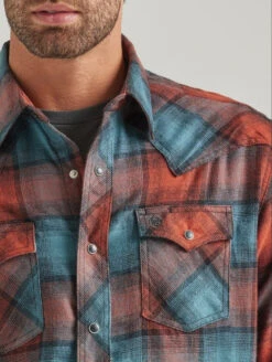 Wrangler Mens Long Sleeve Retro Multi Flannel 6 Wrangler Mens Long Sleeve Retro Multi Flannel -Wrangler Store P2782290 2 43239.1692391138