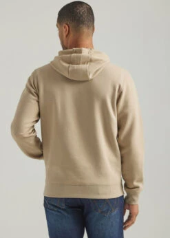 Wrangler Mens Trenchcoat Heather Hoodie