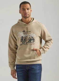 Wrangler Mens Trenchcoat Heather Hoodie -Wrangler Store P2782880 4 65131.1691172592