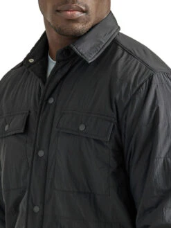 Wrangler Mens ATG Alpine Black Shirt Jacket -Wrangler Store P2783340 3 17127.1686688036