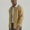 Wrangler Mens ATG Kelp Sherpa Lined Canvas Jacket -Wrangler Store P2783550 1 54295.1692039064