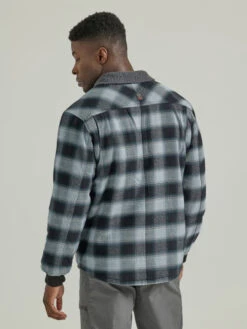 Wrangler Mens ATG Smoke Sherpa Lined Jacket -Wrangler Store P2783565 3 47863.1686754166