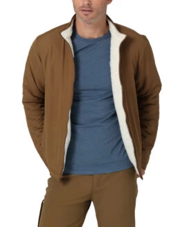 Wrangler Men's ATG Sherpa Lined Canvas Jacket Asphalt -Wrangler Store P2783680 3 56241.1681826612