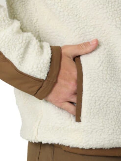 Wrangler Men's ATG Sherpa Lined Canvas Jacket Asphalt -Wrangler Store P2783680 6 06380.1681826613