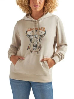 Wrangler Wranlger Ladies Silver Lining Hoodie