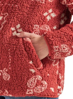 Wrangler Ladies Burnt Henna Sherpa Jacket 9 Wrangler Ladies Burnt Henna Sherpa Jacket -Wrangler Store P2785675 3 37150.1692302373