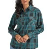 Wrangler Ladies Ponderosa Pine Long Sleeve Shirt 1 Wrangler Ladies Ponderosa Pine Long Sleeve Shirt -Wrangler Store P2785720 3 70716.1697129858