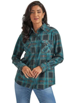 Wrangler Ladies Ponderosa Pine Long Sleeve Shirt