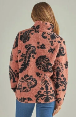 Wrangler Ladies Ash Rose Sherpa Pullover -Wrangler Store P2785870 1 92238.1692301928