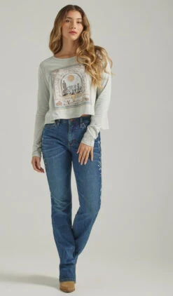 Wrangler Smoke Long Sleeve Graphic Tee